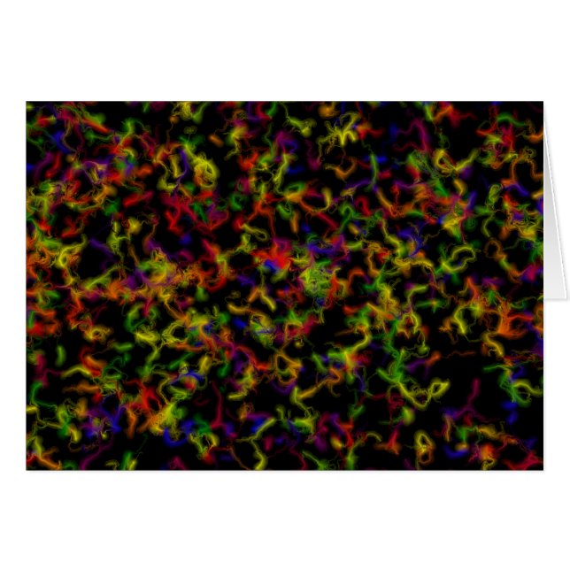 Cartão Explosão de cor (Frente Horizontal)