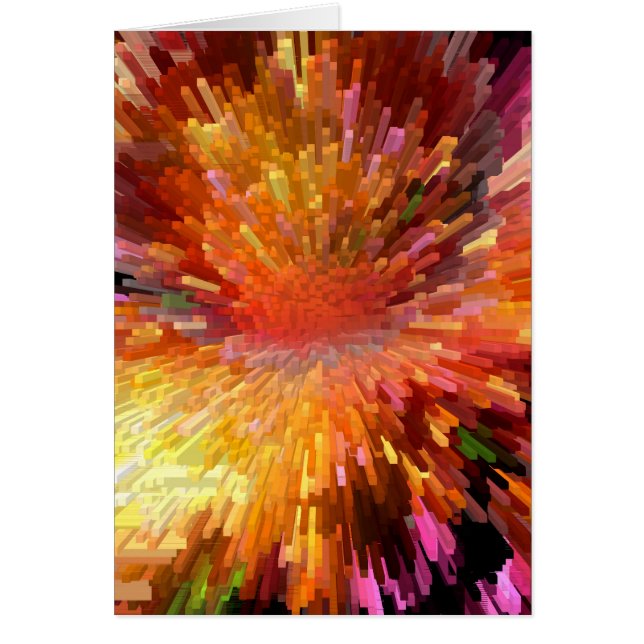 Cartão Explosão de Cubo Solar (Frente)