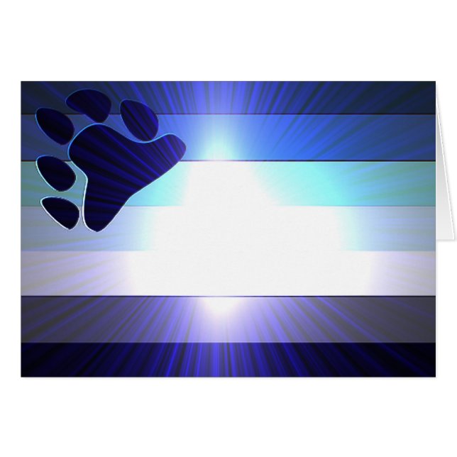 Cartão Explosão do orgulho do urso (Frente Horizontal)