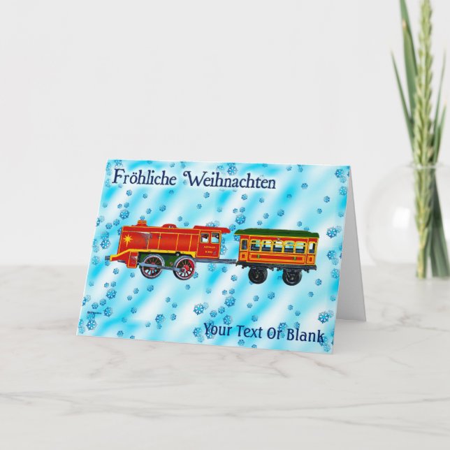 Cartão Express de Natal - Fröhliche Weihnachten (Frente)