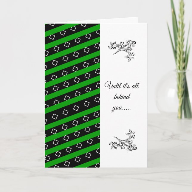 Cartão Expressão afrocêntrica de simpatia (Frente)