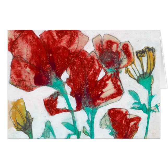 Cartão Expressão de Flor II (Frente Horizontal)