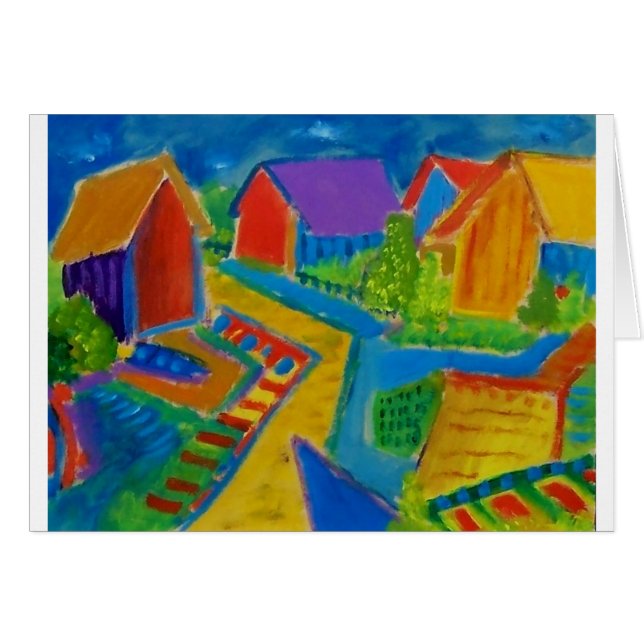 Cartão Expressionism alemão F21 (Frente Horizontal)