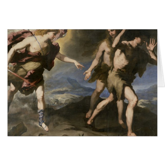 Cartão Expulsão do paraíso (Frente Horizontal)