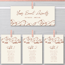 Cartão Exterior Montanha do Cabeçalho do Gráfico d