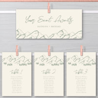 Cartão Exterior Montanha do Cabeçalho do Gráfico d