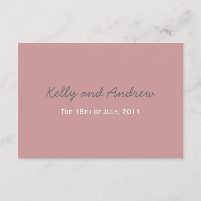 Cartão extra Wedding do cerco (Frente)