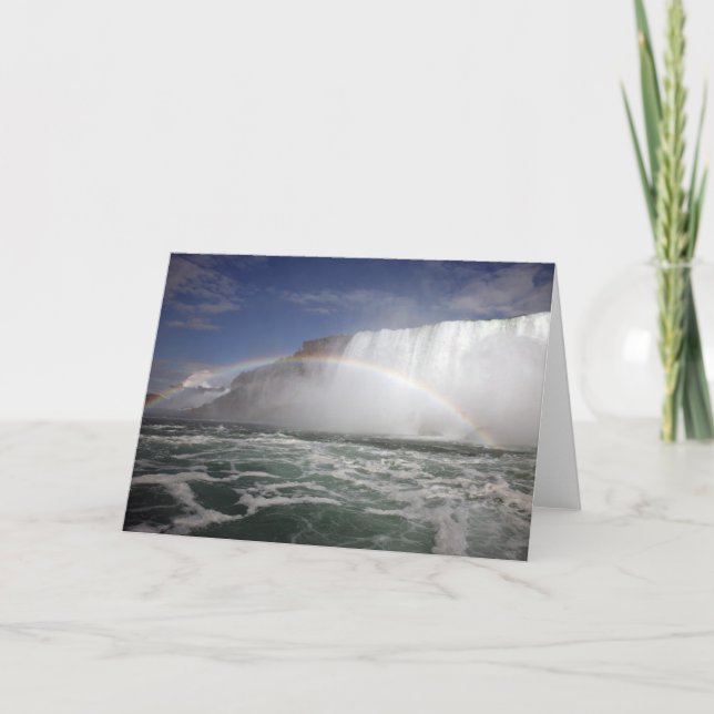 Cartão Extremidade do arco-íris (Frente)