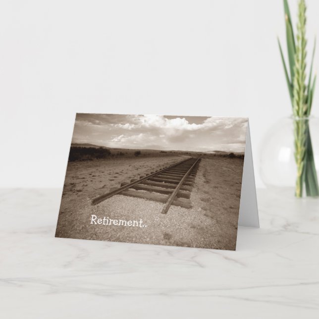 Cartão Extremidade do divertimento da estrada de ferro da (Frente)