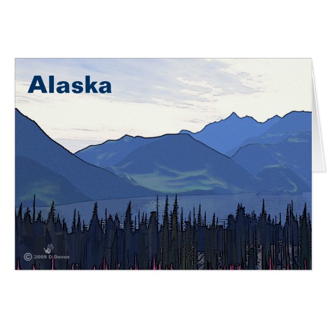 Cartão Extremo Verão do Norte (Frente Horizontal)