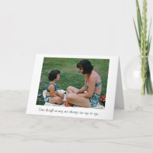 Cartão Eye to Eye Mother's Day Card