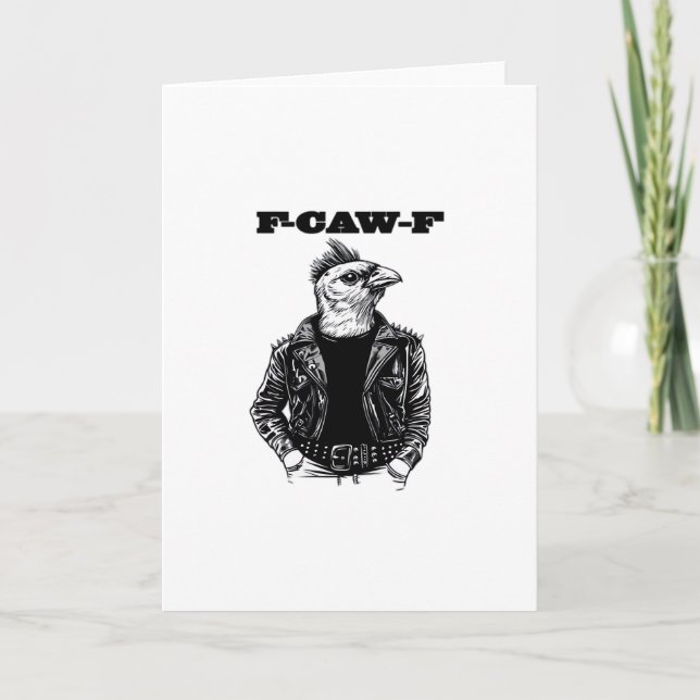Cartão F Caw F Design Essencial Estético (Frente)