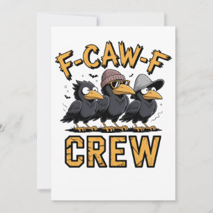 Cartão F-Caw-F Equipamento De Cascos Engraçado