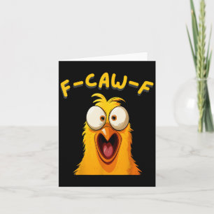 Cartão F-caw-f Fazenda Engraçada Galinha Galinha Fcawf