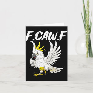 Cartão F Caw F Papagaio Engraçado Zangado Atoo Meme Para