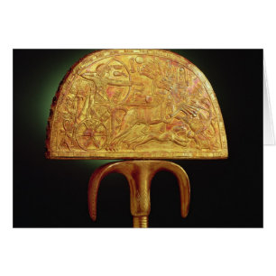 Cartão fã da Avestruz-pena, do túmulo de Tutankhamun