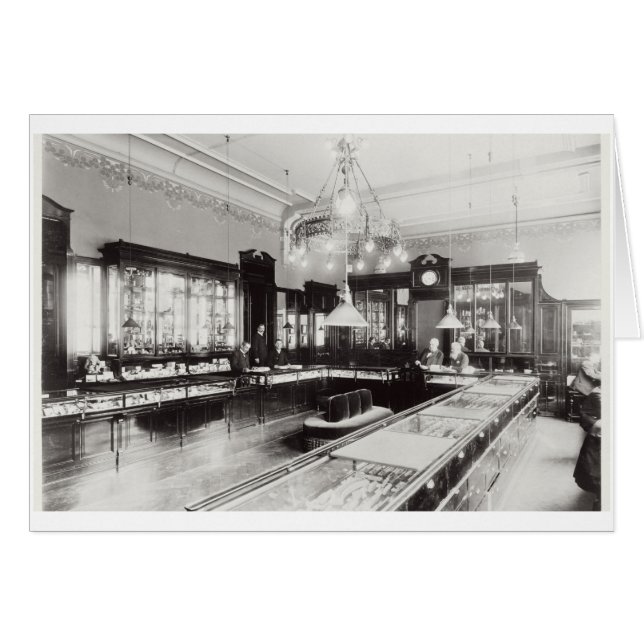 Cartão Faberge Emporium (foto b/w) (Frente Horizontal)