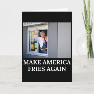 Cartão Faça a América Fritar Novamente - Drive Thru Engra