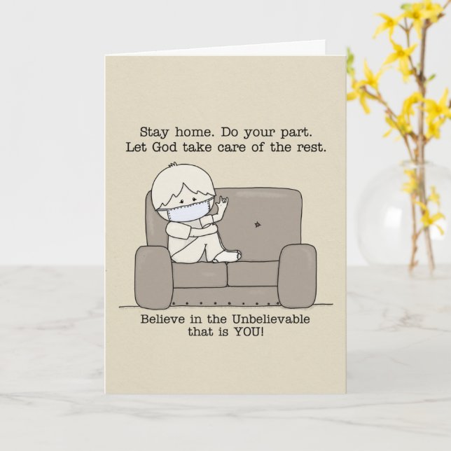 Cartão Faça a sua parte (Flor Amarela)