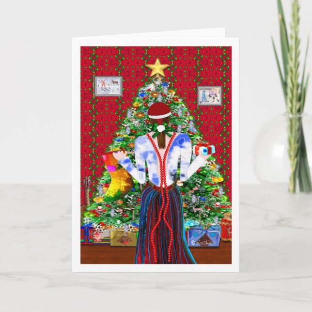 Cartão Faça cair a placa Creative Design da árvore LeeMar (Frente)