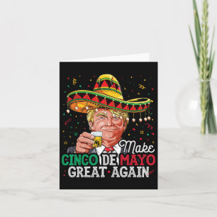 Cartão Faça Cinco De Mayo Excelente Novamente Para Esfreg
