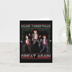 Cartão Faça Excelente De Natal Novamente Papais noeis Eng
