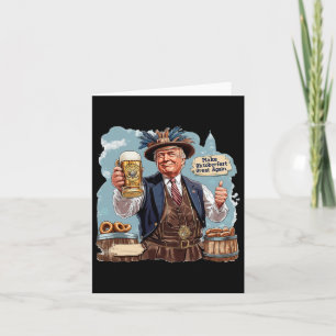 Cartão Faça Excelente Novamente Trump Beer Mug