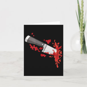 Cartão Faca No Assassinato De Ck Halloween Faca Figurume 
