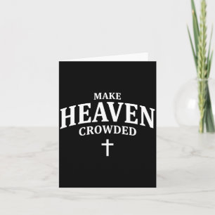 Cartão Faça o Céu Lotado - Igreja da Fé Cristã &