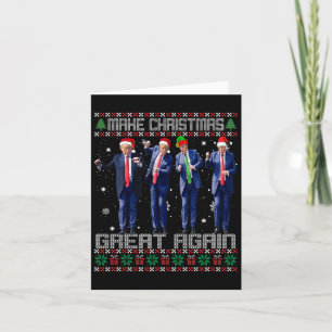 Cartão Faça o Excelente de Natal de novo suéteres feios T