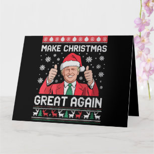 Cartão Faça o Excelente de Natal de novo Xmas Engraçado T