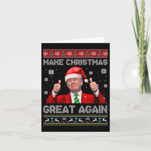 Cartão Faça o Excelente de Natal de novo Xmas Engraçado T