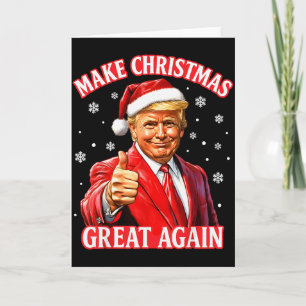 Cartão Faça o Natal Grande Novamente Xmas Divertido Papai