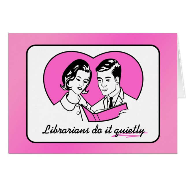 Cartão Faça-o quietamente (Frente Horizontal)