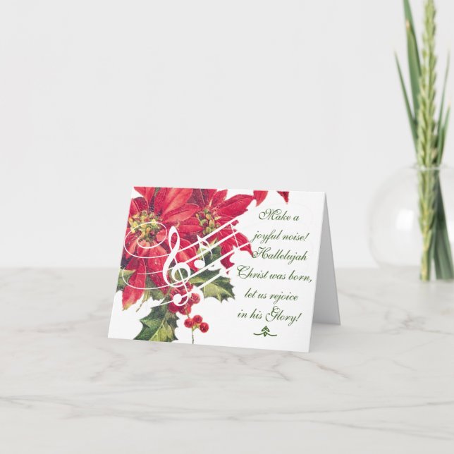 Cartão Faça um barulho alegre (Frente)