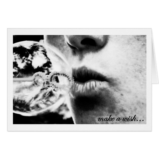 Cartão faça um desejo (Frente horizontal)