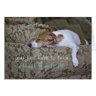 Cartão Faça uma pausa