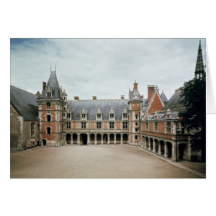 Cartão Facade da Ala Louis XII, 1498-1503