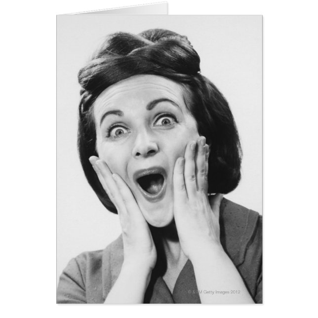 Cartão Face de Fazer feminino (Frente)