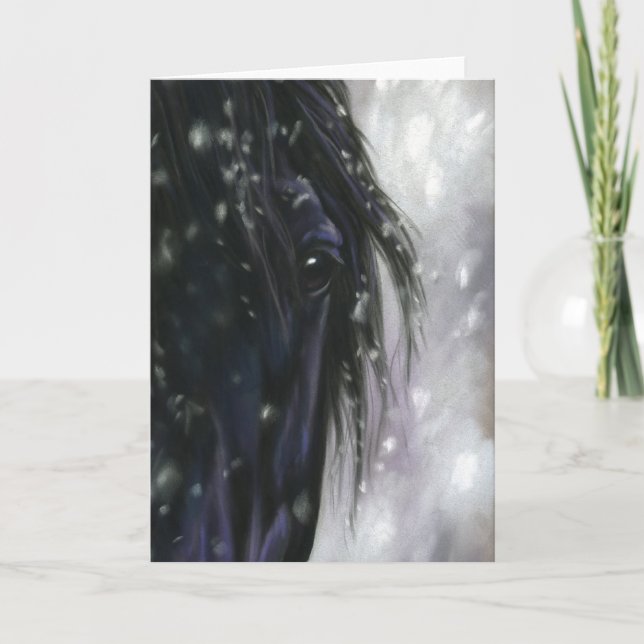 Cartão Face de Neve (Frente)