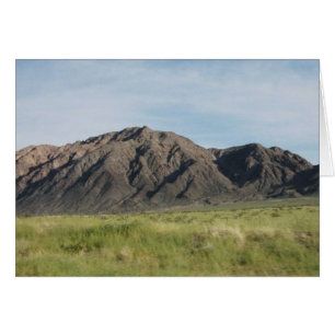 Cartão face oculta - montanha