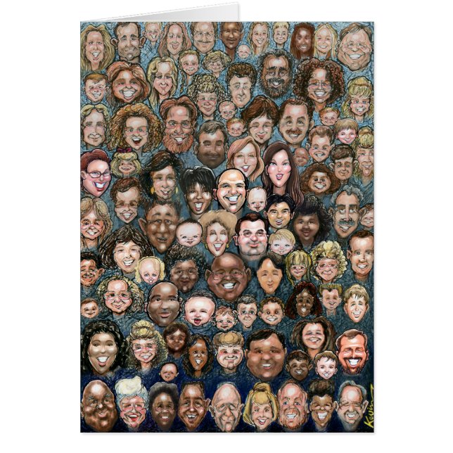 Cartão Faces de Humanidade (Frente)