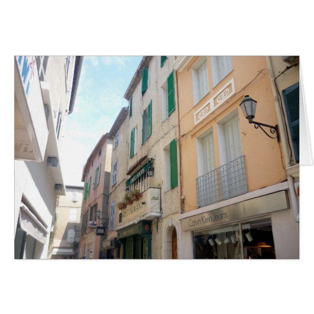 Cartão fachada francesa (Frente Horizontal)