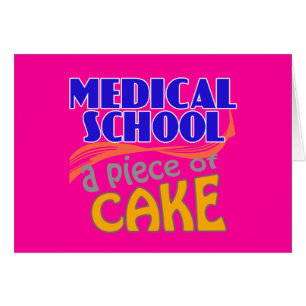 Cartão Faculdade de Medicina - pedaço de bolo