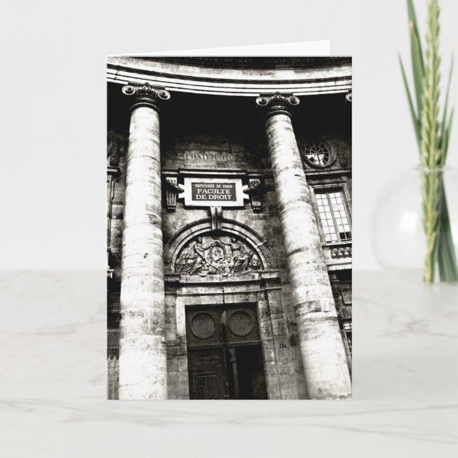 Cartão Faculté de droit Facade (Frente)