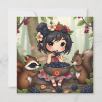 Fada Chibi e Vazio de Animais Florestais