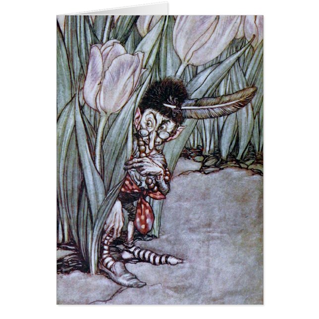 Cartão Fada de Jardim (Frente)