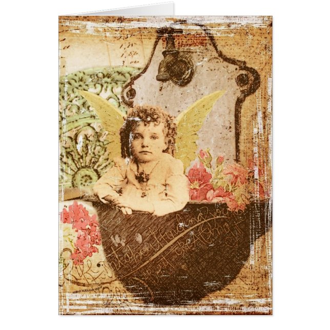 Cartão Fada de Jardim (Frente)