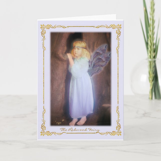 Cartão Fada de Sequoia - Placa (Frente)