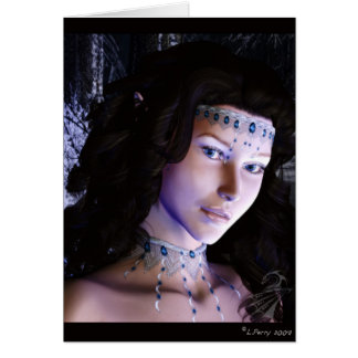 Cartão Fada do inverno